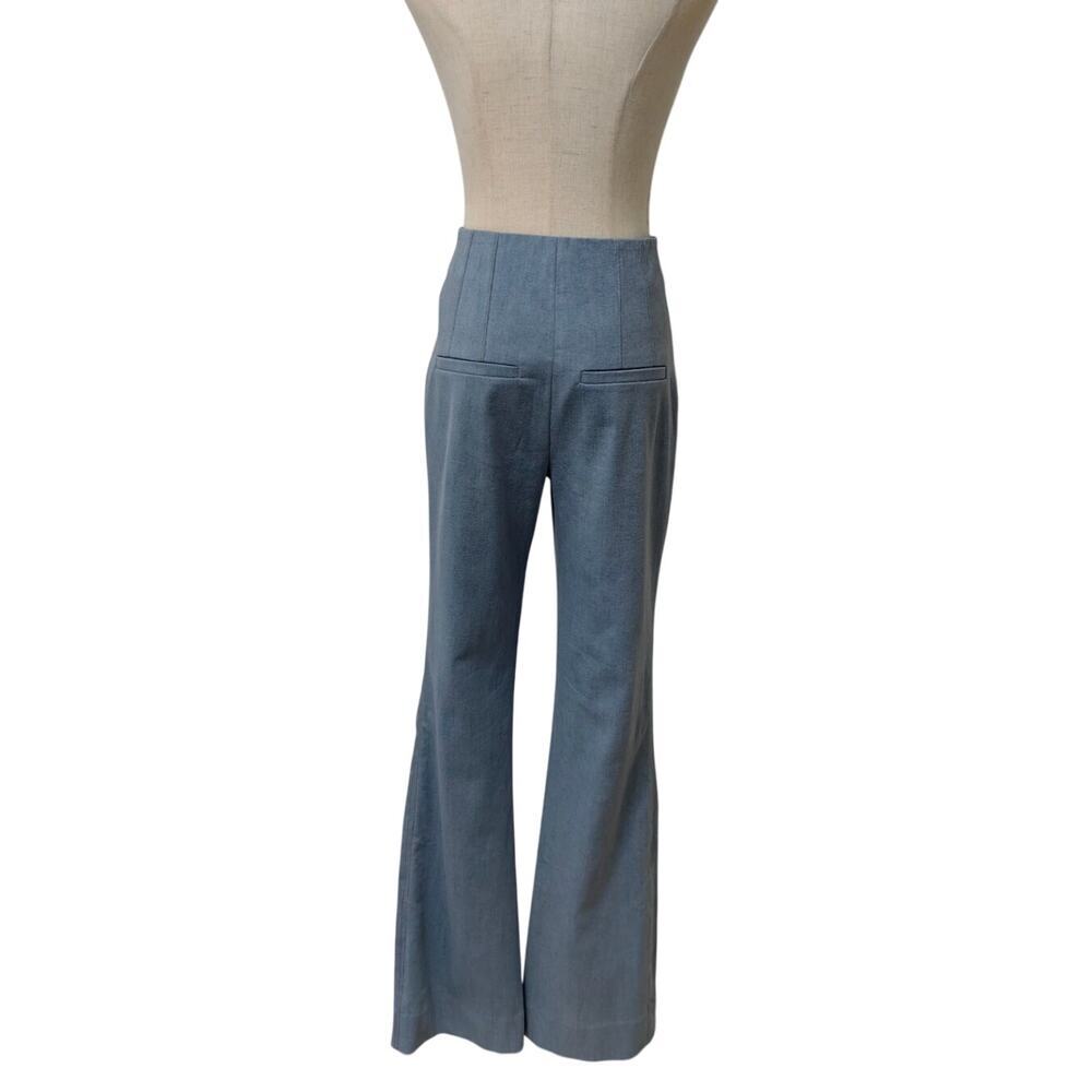 Veronica Beard Hawthorne Denim Pant Stretch-Denim Kick-Flare Pant US 10 - Picture 7 of 11